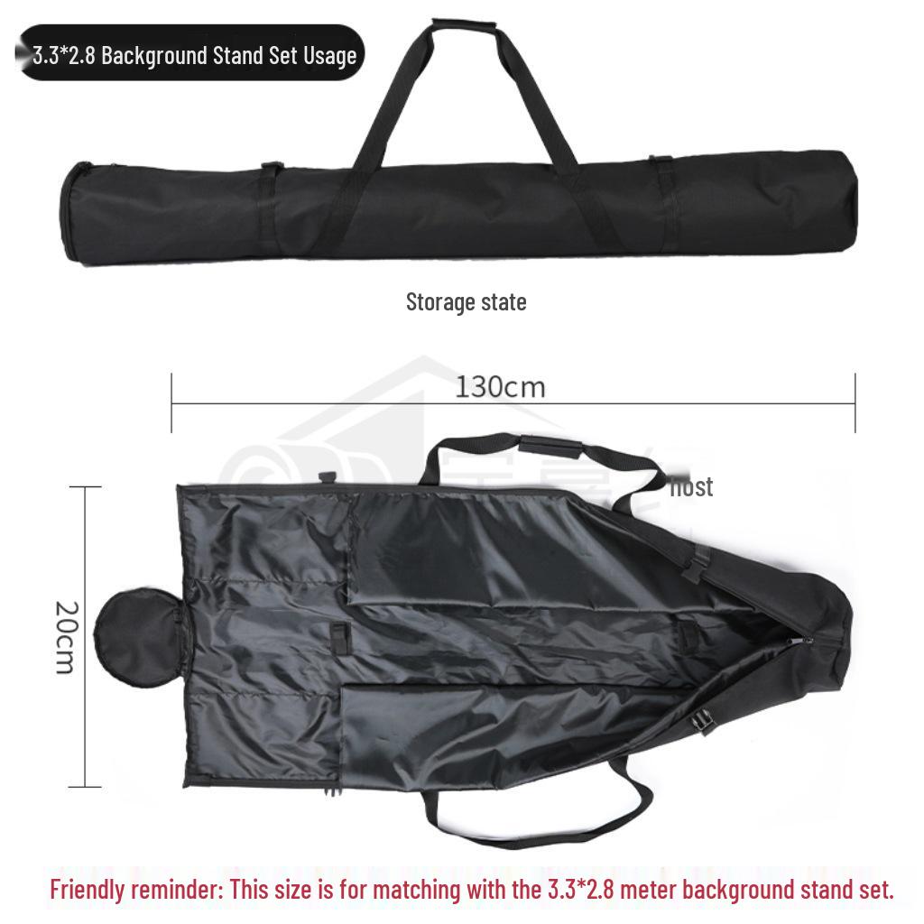 Portable Photography Background & Light Stand Storage Bag Set