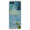 For Samsung Z Flip7 Flowers Case Transparent Hard PC Plastic Cover Shockproof Coque for Funda Samsung Galaxy Z Flip 7 5G Zflip7