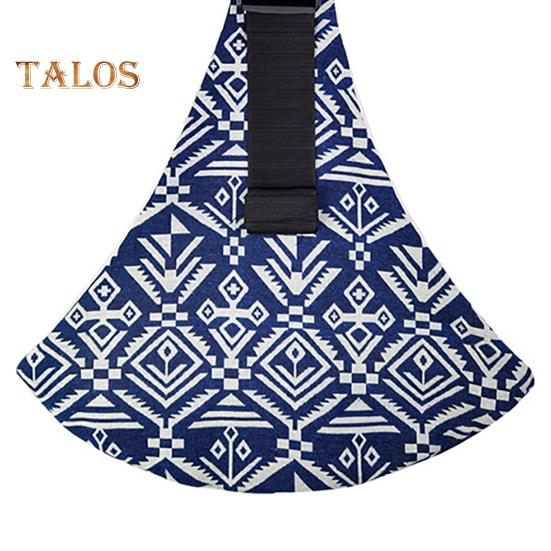 Baby Sling Carrier Great Load Bearing Adjustable Length Wide Strap Less Pressure On Shoulder Breathable Fabric Plaid Print Outdoor Walking 0-36