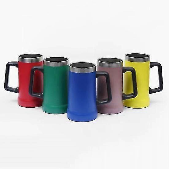 700ML Beer Stein Double Wall Stainless Thermal Steel Coffee Mug Insulation Tumbler for HotZZ50