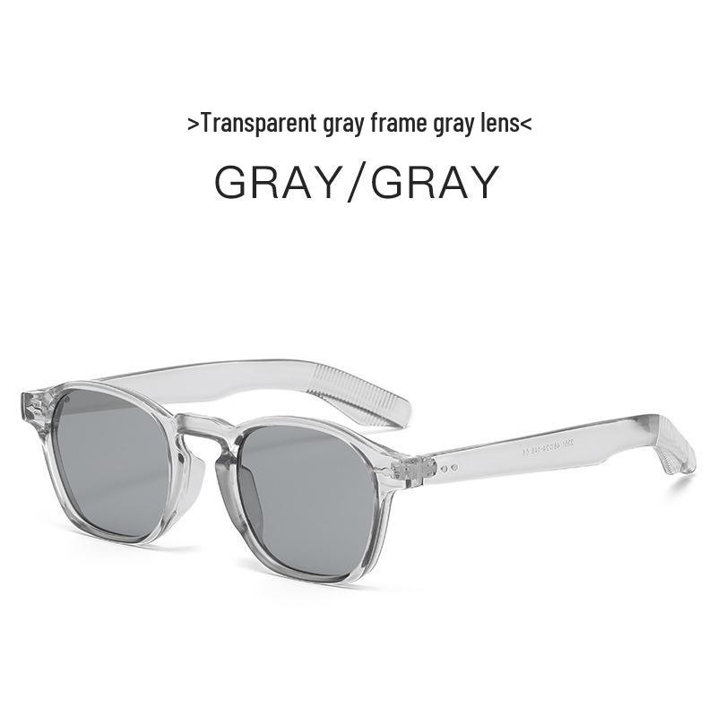 Trendy Women's Retro Round Frame Anti-UV Sunglasses