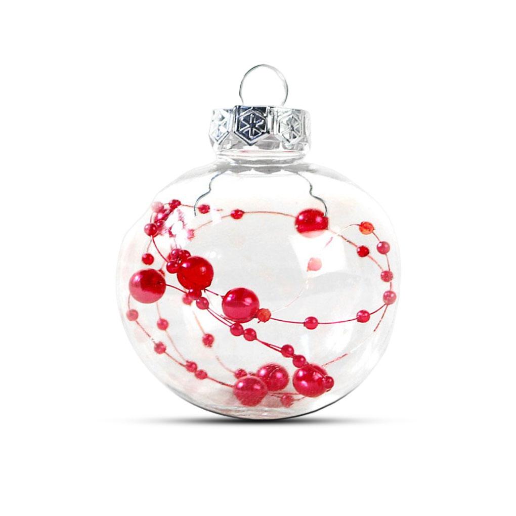 24 Pieces Christmas Balls Small Colored Tree Decorative Pendant Baubles Farmhouse Yard Living Room Bedroom Ornaments