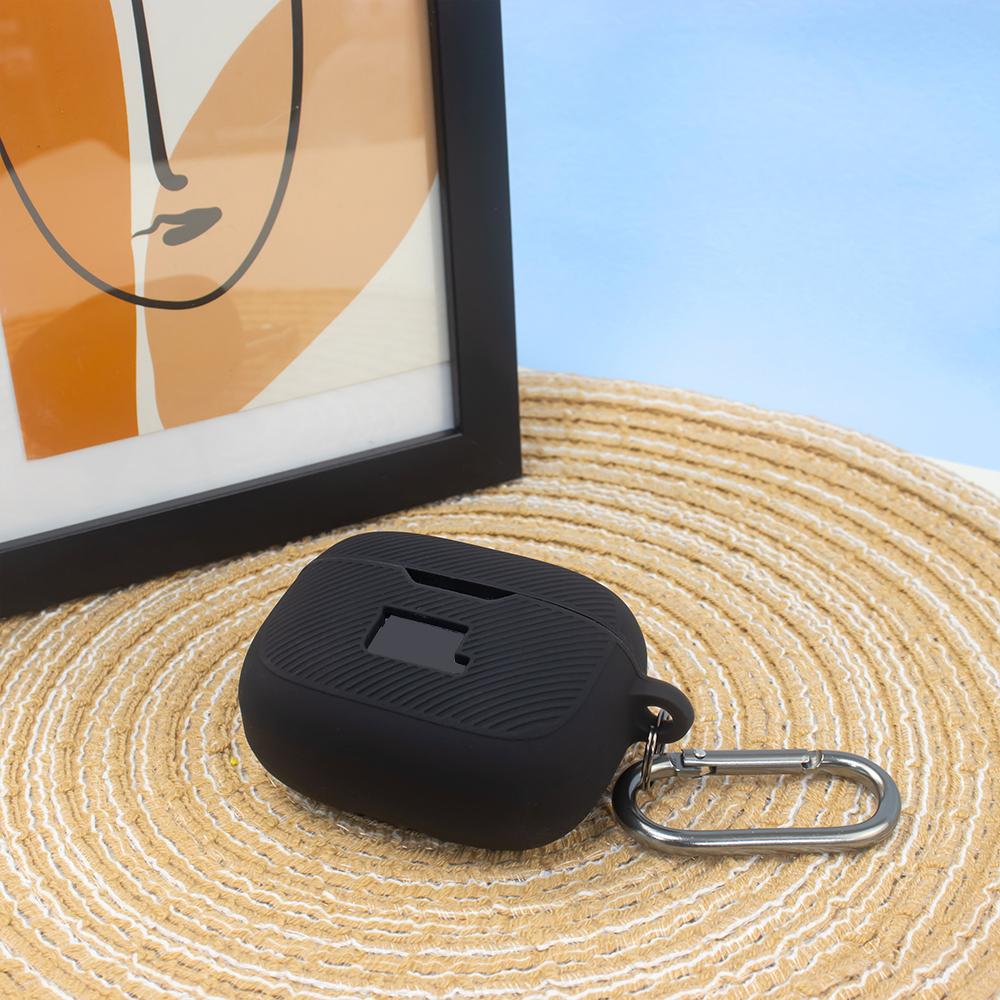 Capa de Silicone para Fones de Ouvido com Gancho Portátil Capa para Fones de Ouvido Sem Fio À Prova d'Água Resistente a Arranhões para JBL Tune 230NC TWS