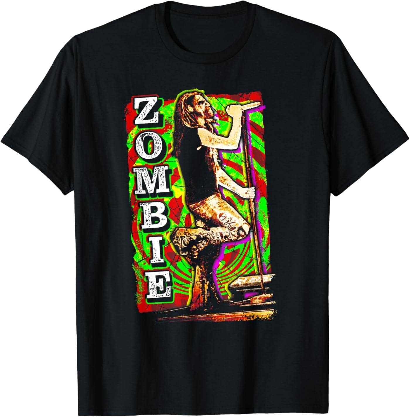 Rob Zombie Stage Spiral T-Shirt S разноцветный