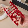 Soft Silicone Shark Clip Anti Collision Protection Hair Clips  For Women