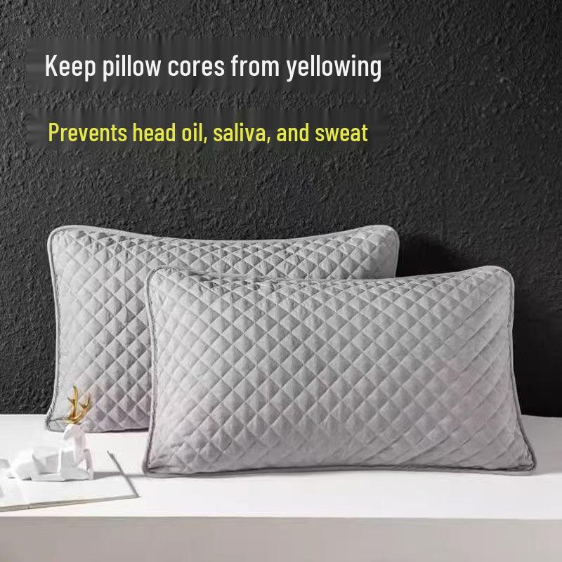 Mite-Resistant, Dirt-Proof, Anti-Drool Pillowcase Set - Protects Pillow from Sweat and Oil, Includes Inner Liner, Set of Two.