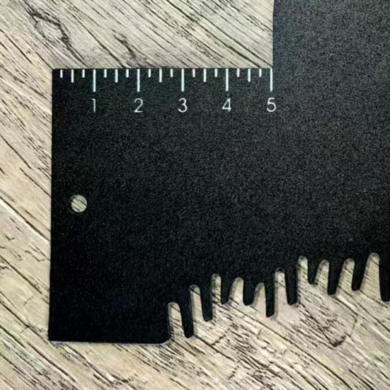 Hair Styling Template Color Enhancement Barber Card with Measurement Indicator Men Women Hairline Beard Lineup Guide Shaping Haircut Template
