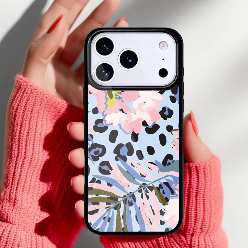 

CAMOUFLAGE LEOPARD PRINT Phone Case for iPhone 17 16 15 14 13 Pro Max Back Cover for 12 11 Pro Coque iPhone 14 Plus