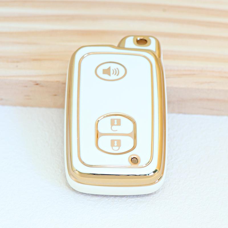 TPU Car Key Case Cover for Toyota Camry Crown Majesta Highlander Land Cruiser Prado Kluger Mark X Subaru Foreste XV Protector