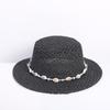 Popular fashion hollow woven dome straw hat, men's and women's fashion summer sunscreen shade straw hat