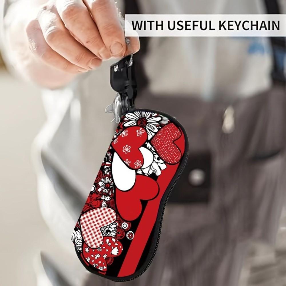Hanging Sunglasses Case Cartoon Sunglasses Holder Fashion Reading Glass Pouch Eyewear Accessories