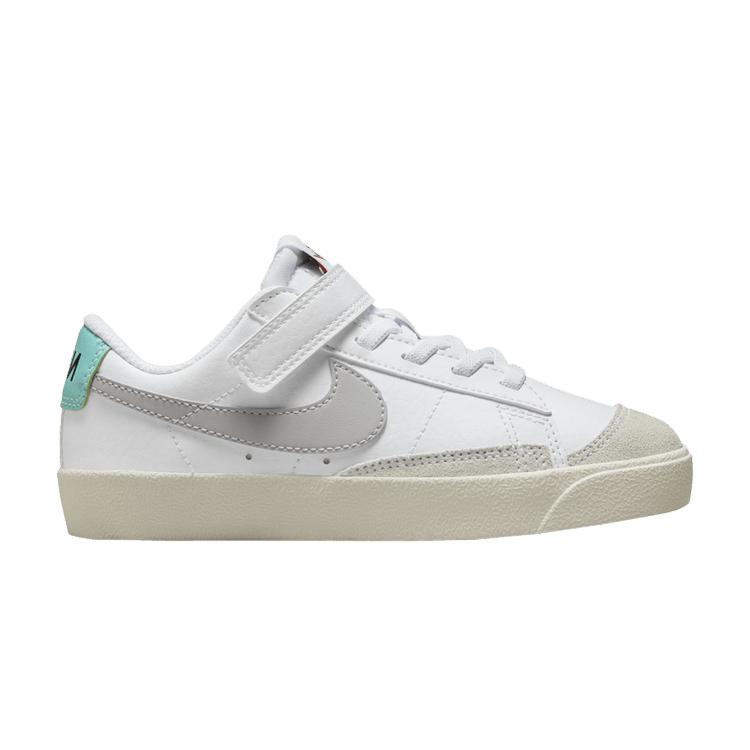 

Детские кроссовки Nike Blazer Low 77 PS White Light Menta Sail Grey-Fog DA4075-114