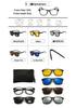 22XX Magnetic Clip-on Polarized Sunglasses for UV Protection and Driving