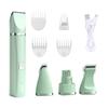 4 in 1 Pet Electric Hair Clipper with 4 Blades Grooming Trimmer Nail Grinder Professional Recharge Haircut For Dogs Cat