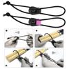 Cord For Fishing Gear Adjustable Length Anti Tear Design Elastic Fishing Rod Tie Rod Rope Wrap Strap