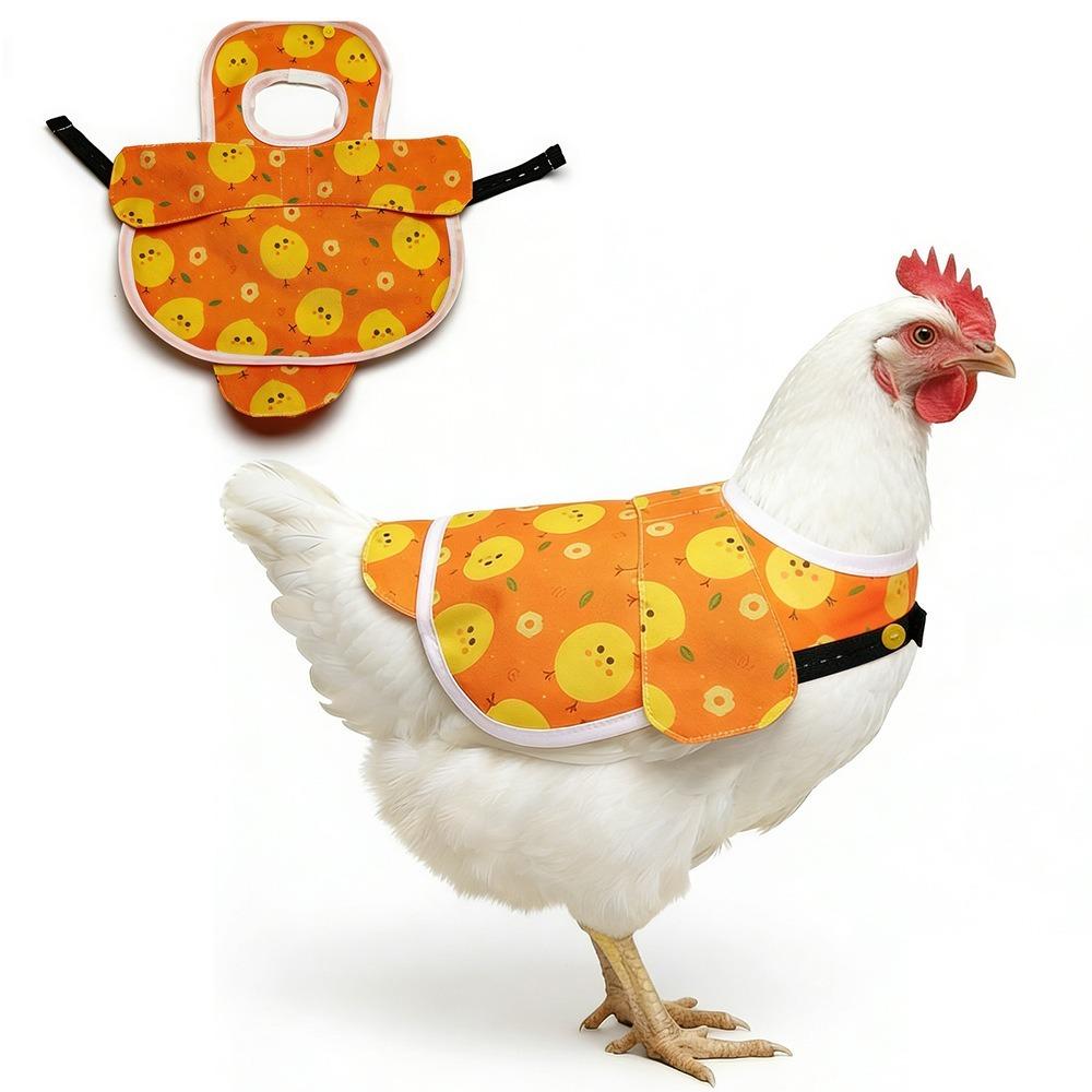 Adjustable Hen Apron Waterproof Chicken Harness Vest Practical Chicken Dress  Pet Clothes