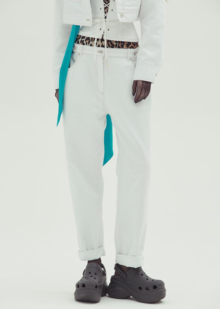 Epeuem9102 Candy Pants_White