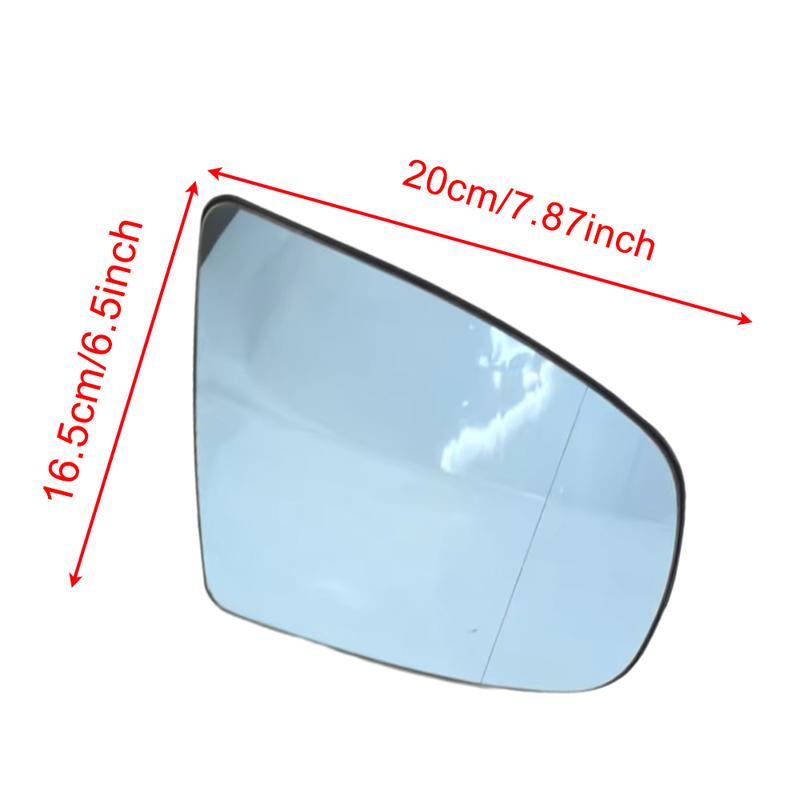 For BMW X5 X6 E70 LCI E71 E72 2007-2014 Car Side Heated Rearview Mirror Glass Blue Left/Right 51167174981 51167174982