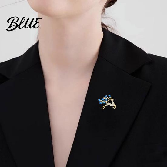 Decorative Brooch Accessory Women Small Deer Design Stable Pin