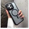 Fashion Bracket Stand Magnetic Phone Case for iPhone 16 15 14 Plus 13 12 16 Pro Max With Lens Protection Cover for Magsafe Cover