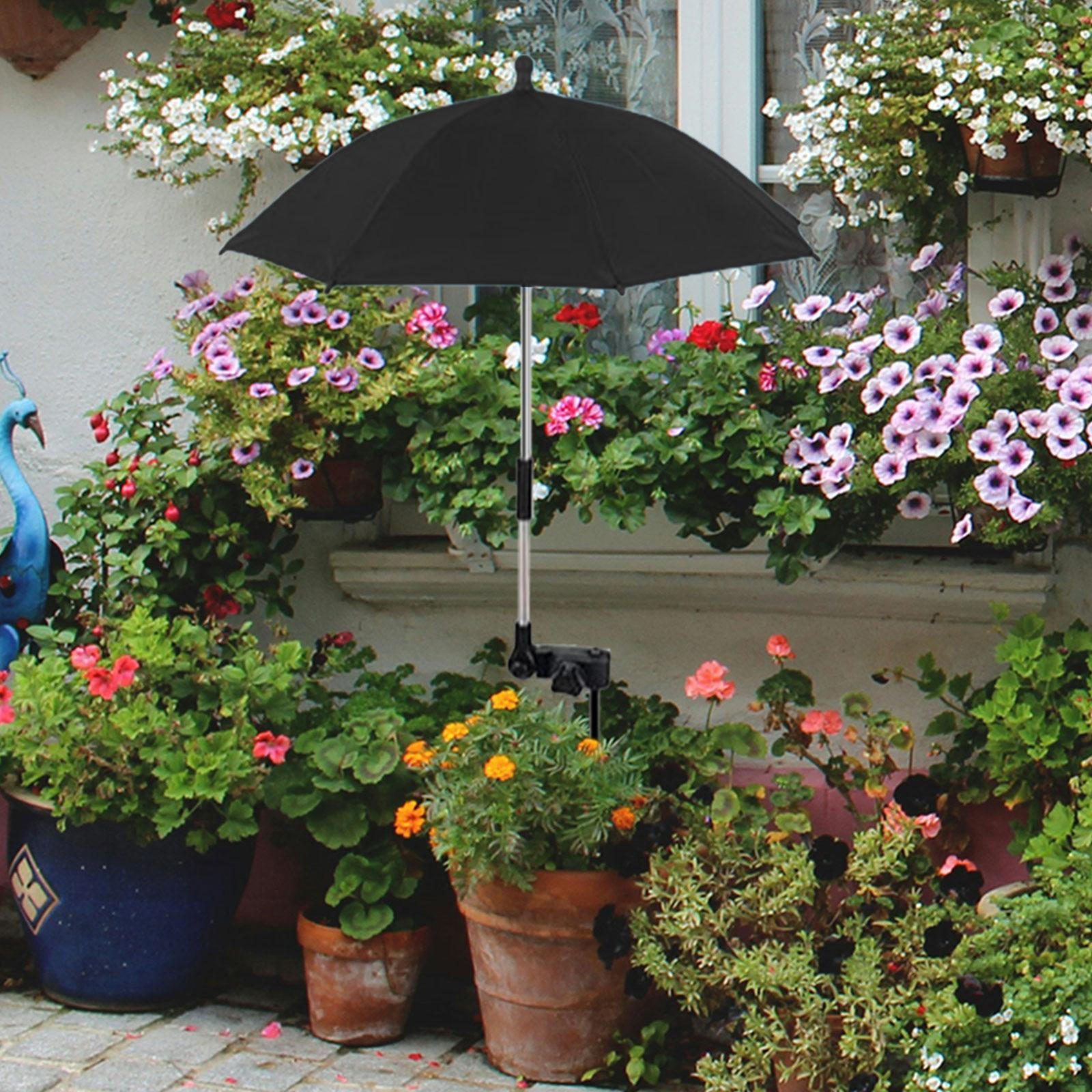 

Парасолька для рослин для вуличних рослин, багаторазова, універсальна, легка, дощозахищена, садова тінь Black