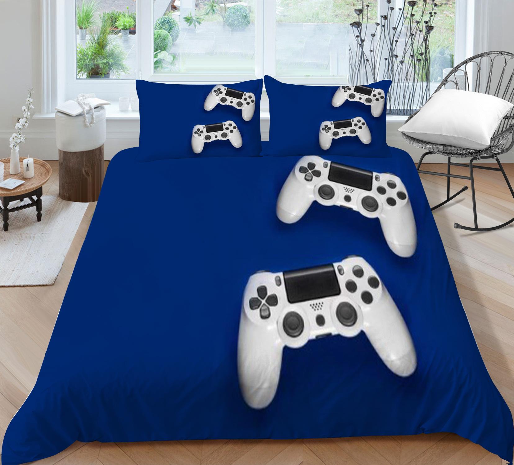

Пододеяльник Наволочка Комплект из двух или трех предметов Серия Геймпад 3D Цифровая печать Полиэстер 90*200