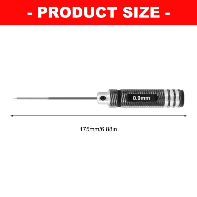 Accuracy Hex Screwdriver Set For Hobbyist Models Sturdy High Speed Steel Accuracy Hex Driver Comfortable Grip Screwdriver