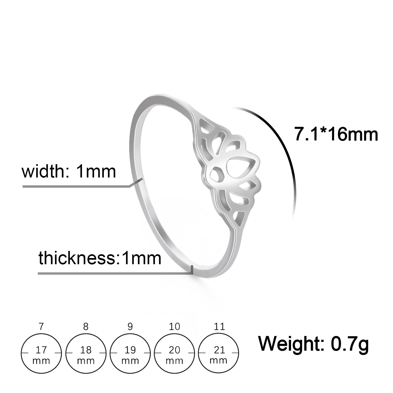 

Teamer Vintage Lotus Rings for Women 2026 Flower of Paradise Amulet Stainless Steel Ring Elegant Wedding Engagement Jewelry Gift 7