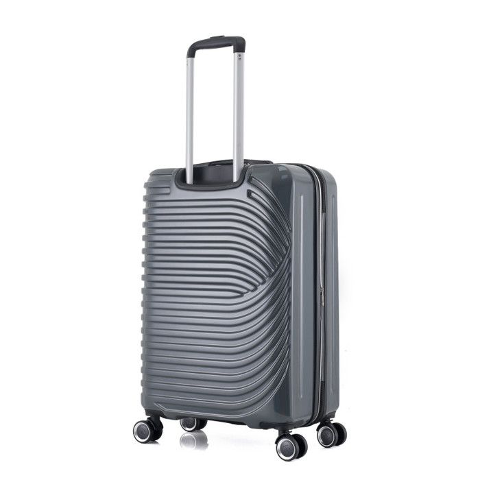 Valise Cabine Extensible Rigide Trolley Polycarbonate - LYS Paris 322 - 328 &amp; 322 Gris foncé