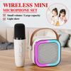 2026 New Professional Singing Bluetooth Atmosphere Column Speaker High-end Ktv Karaoke Microphone Bluetooth Audio Wireless Mic