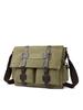 Korean Canvas Messenger Bag: Trendy Large Capacity Shoulder Bag for Men, Students, and Camera Gear