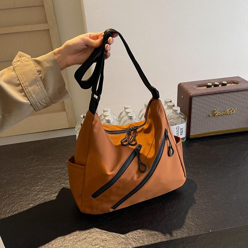 

Высококачественная сумка через плечо большой вместимости, модная повседневная женская сумка, новая сумка-мессенджер 2025 года оранжевый