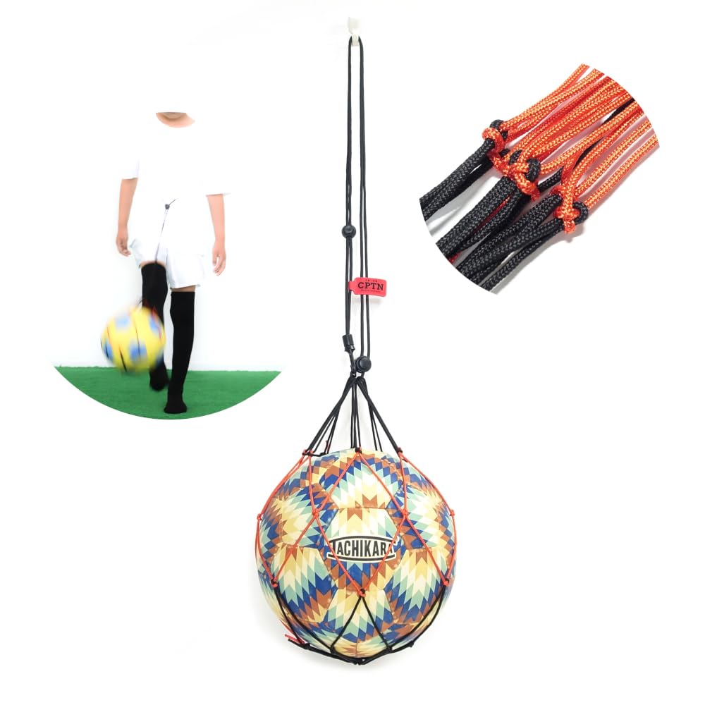 

Сетка для мяча для отработки навыков подъема мяча для футбольного мяча, сетка для улучшения навыков переноски мяча через плечо, сделано в Японии x оранжевый x оранжевый для детей в помещении, для практики,