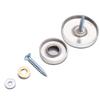 40pcs Steel Mirror Screw Covers Decorative Caps Corrosions Resistant Screws with Caps for Bathroom Kitchen Arts & Crafts