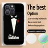 The Godfather Classic Movie Posters Phone Case For iPhone 16 15 14 13 12 11 Plus Pro Max High-end Luxury Magsafe Sheepskin