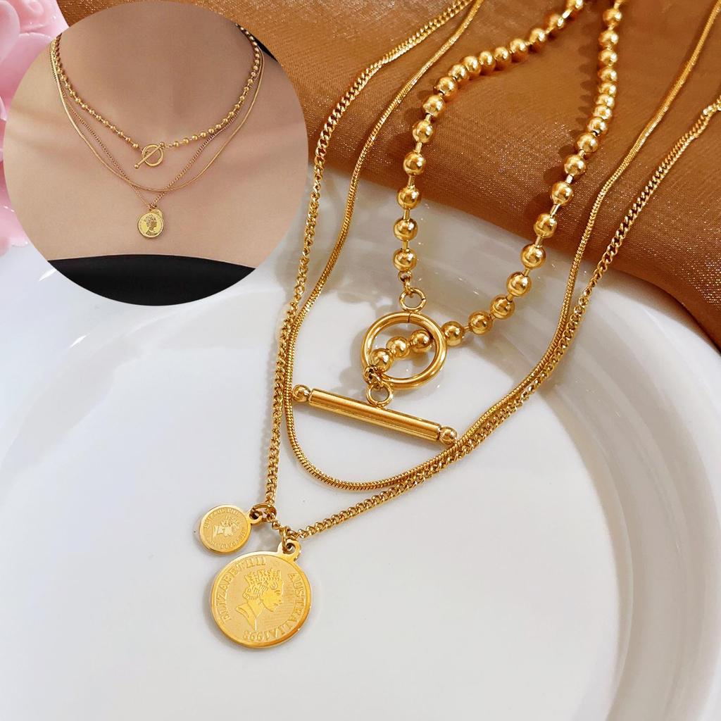 Złoty naszyjnik ze stali nierdzewnej: Elegancka, Wszechstronna, Nieblaknąca Biżuteria Damska