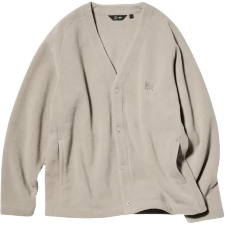 Uniqlo x Needles Oversized Cardigan Beige Men s 483980-31 M