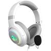 Casque Gaming - NEWSKILL - Sobek 7.1 V2 - Micro Intégré - RGB - Filaire - Blanc