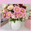 Fake Morifolium Chrysanthemum For Home Interior Table Wedding Photography And
