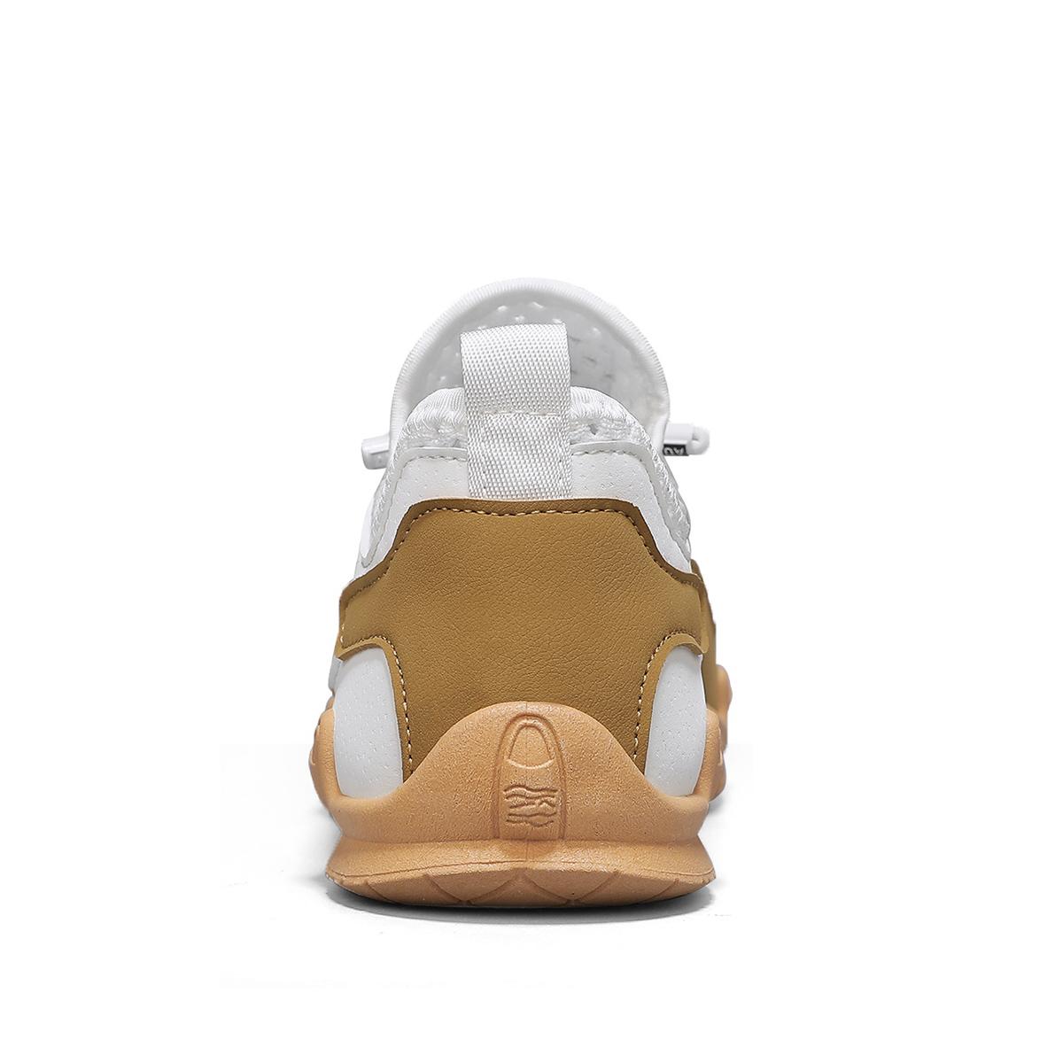 Дышащие мужские сетчатые полые кроссовки для летней повседневной одежды 44 хаки — фото 5