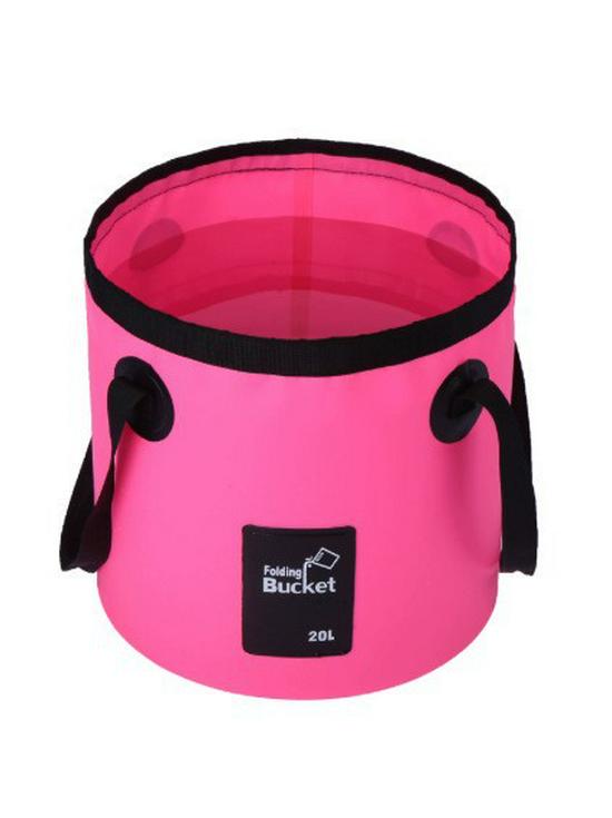 Foldable PVC Water Bucket: Portable Outdoor Camping & Fishing Bin for Multi-purpose Use
