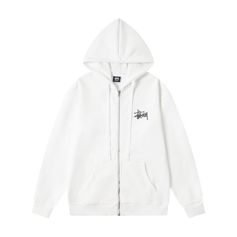 Unisex hettegenser med glidelås og trykkdesign Oversized passform Høst Kasualklær Tenåringer Voksne