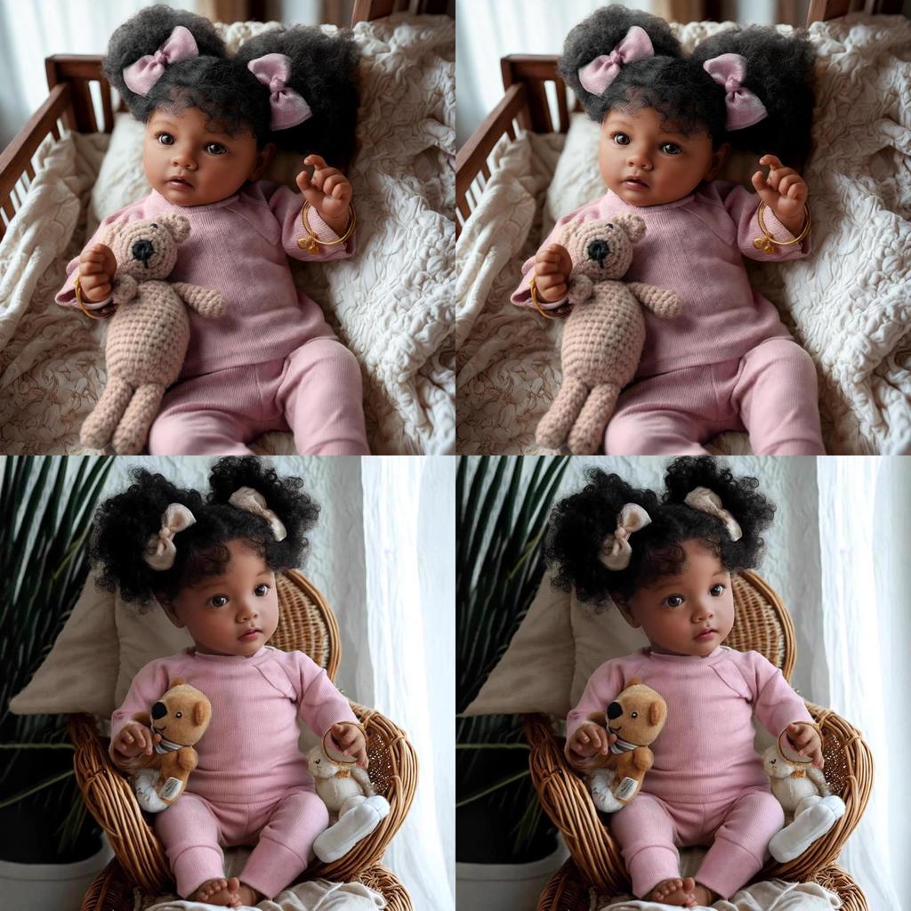 Silicone Doll With Fabric Body For Collectors And Reborn Enthusiasts