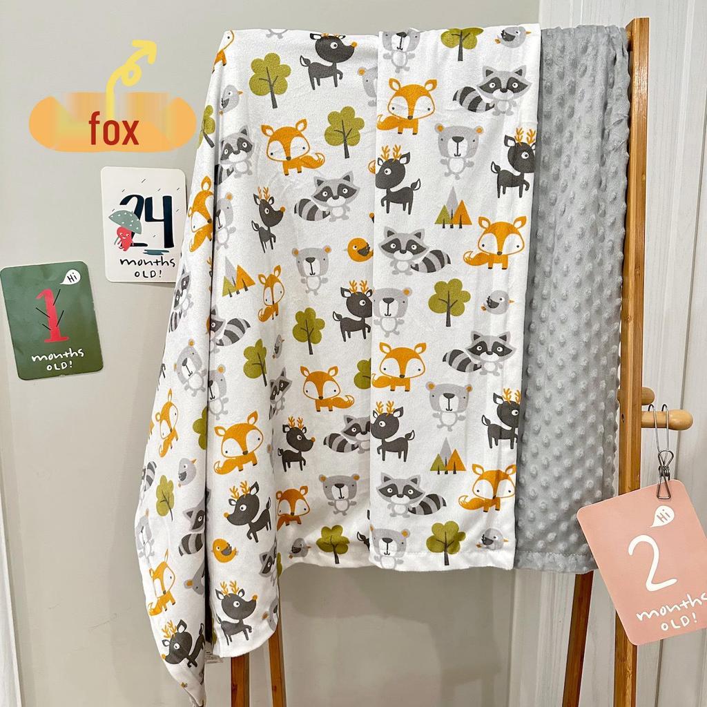 Washable Baby Wool Soothing Blanket - All-Season Nap & Sofa Quilt