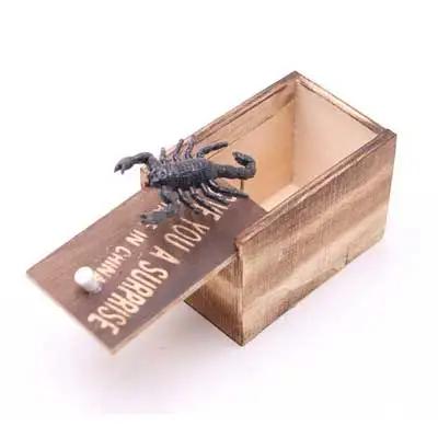 Funny Scare Hidden Spider and scorpion Prank Box Case High Quality Prank Scarebox Interesting Play Trick Prank Toys