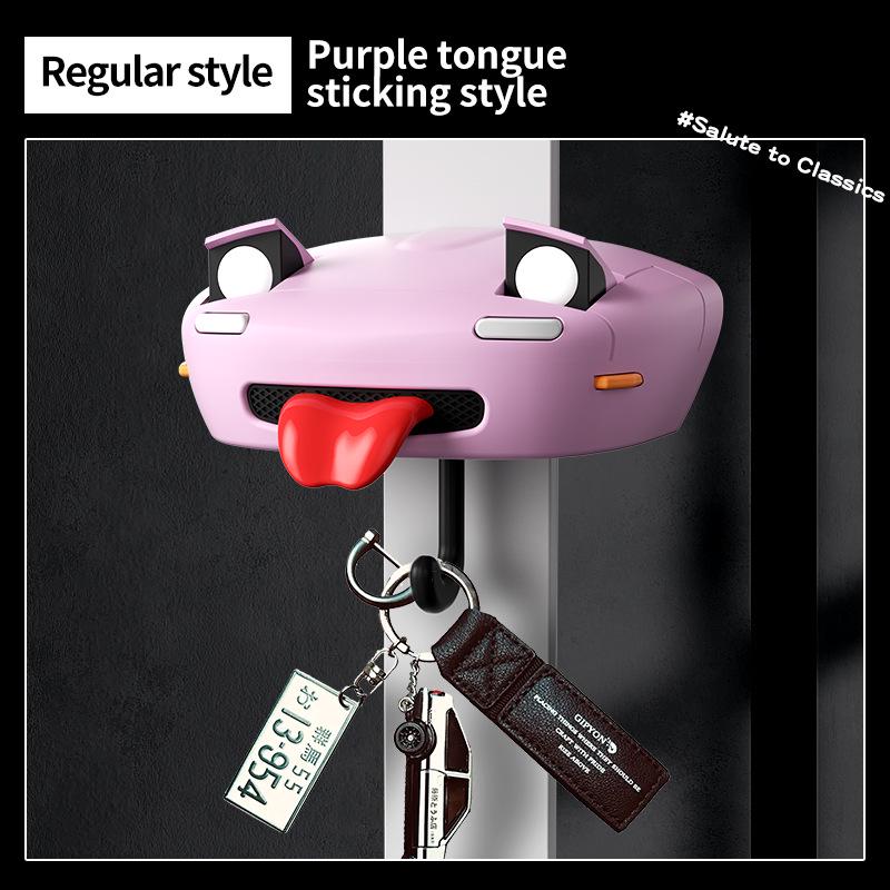 AE86 Pop-Up Headlight Key Hook: Decorative Wall Hanger & Creative Toy Car Model