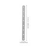 1Set Flat Mending Plate Straight Bracket Stainless Steel 12 Inch Repair Fix Furniture Wood Connection Support Plate Connector