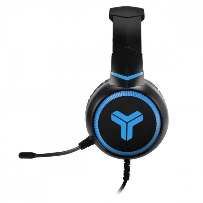 Casque Gaming - TNB - HY-100 - Filaire - Circum-aural - Noir/Bleu