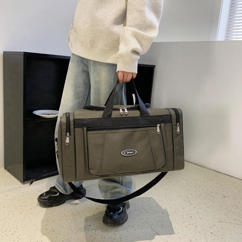 Men's Short Trip Bags for Business Trips, Large Capacity Hand Luggage Bags for Pregnant Women, Crossbody Moving Storage Bags