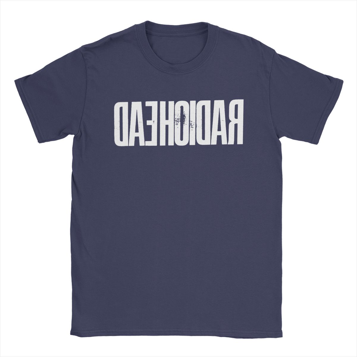 

Чоловіча футболка Radiohead Бавовняний одяг Вінтажна з коротким рукавом З круглим вирізом Футболки Футболка для дорослих XXXXXL темно-синього кольору